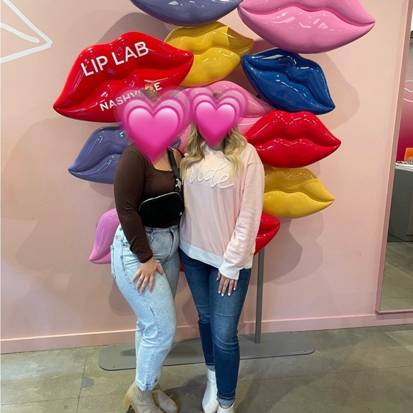 Queen of Sparkles — BRIDE GLITTER SCRIPT LONG SLEEVE SWEATER - Picture 5 of 5